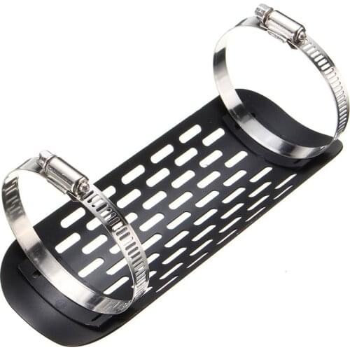 Motorcycle Exhaust Muffler Pipe Heat Shield Cover For Chopper Cruiser