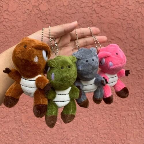 Exquisite popular Star same style Small dinosaur plush pendant creative bag key pendant Tyrannosaurus doll christmas cool gift