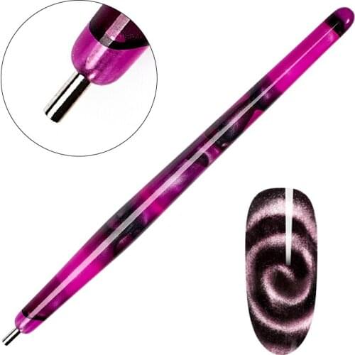Cat Eye Magnet Nail Art Magnet Stick for Nail Gel Polish 3D Line Strip Effect Strong Magnetic Pen Tools for Gel Varnish