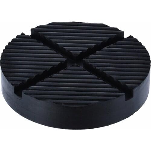 Mayitr 1Pc Rubber Slotted Floor Jack Pad Fram Rail Disk Pad Adapter Pinch Weld Side High Quality