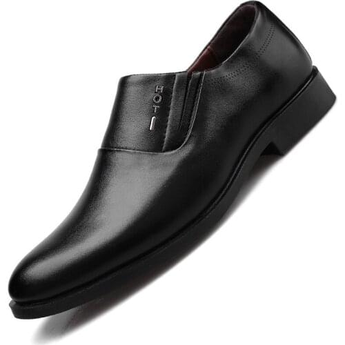 New Men Dress Shoes Vogue Oxford Business Men Shoes Pu Leather High Quality Soft Casual Breathable Mens Flats Slip-On Shoes88