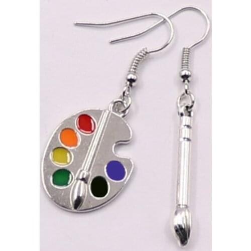 New Earring Palette Artist Earrings Wonderful Artist Palette Women Earrings
