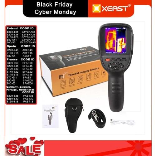 2020 BEST SELLER HT-18 Handheld Thermal Imager Detector Camera Infrared Temperature Heat with Storage Match Seek/FLIR Therma