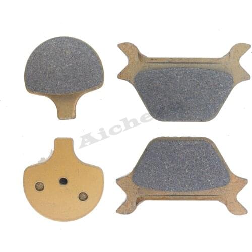 ACZ Motorcycle Front+Rear Corbon Brake Pads Set Disc Brake Pad For HARLEY 1340 FLSTC Heritage Softail 1140 FLSTC 1990-1999