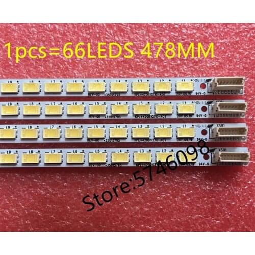 2Pieces/lot for Kon ka LED42MS92DC LCD backlight strip 35015720 KPL 420B1CE10-RF 37018476-A 66LEDS 478MM