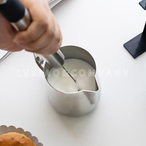 Handheld Electric Milk Frother Foam Coffee Maker Milk Cappuccino Frother Portable Kitchen Coffee Whisk Tool with Bracket