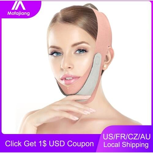 V Line Face Lifting Up Belt for Double Chin Thin Cheek Bandage Elastic Shape Strap Anti Wrinkle Care Tools