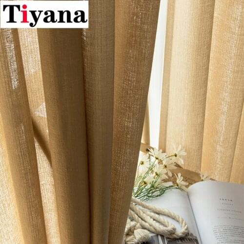 Green Thick Solid Tulle Curtains For Bedroom Blue Sheer Curtains For Living Room Modern Pink Window Decoration M047Z