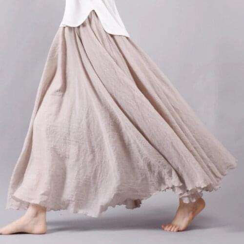 BeeHouse jupe femme faldas largas falda kawaii woman falda larga mujer faldas pink vintage long skirts high waisted skirt jupe