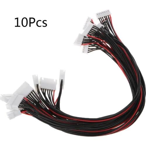 10 Pc JST-XH Plug 6S Lipo Balance Wire Extension Lead 30cm For RC Car Boat Plane