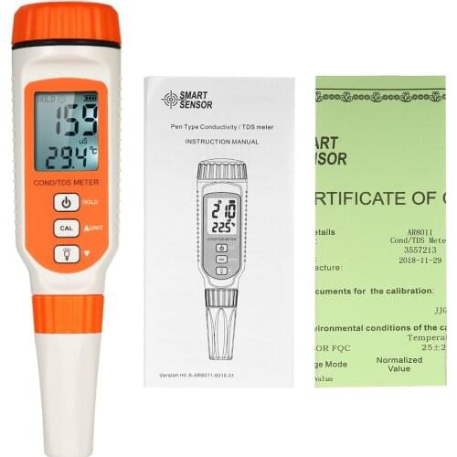 3 in 1 Water PH Tester Pen Type Conductivity Meter TDS / COND / TEMP Analyzer Total Dissolved Solid PH Meter Temperature Tester