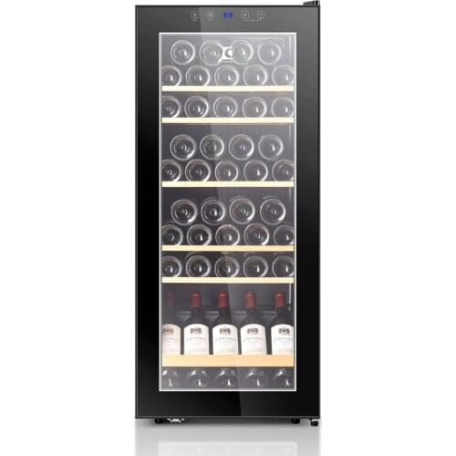 6 layers Single Door Wine Constant Temperature Wine Cabinet Commercial Refrigerated Display Wine Cabinet UV-resistant 44 Bottles