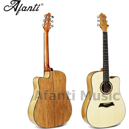 Afanti Music 41 inch Spruce top / Catalpa Back & Sides Acoustic guitar (WY-036)