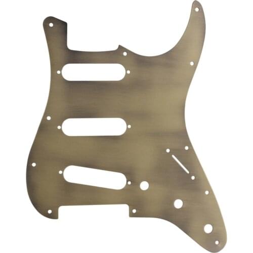 Bronze 3 Single Coil Pickup SSS Scratch Plate for Electric Guitar