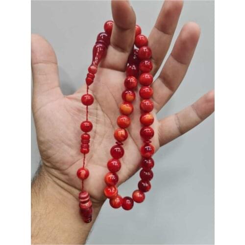 Islamic Tasbih Muslim Rosary Beads 33 Prayer Rosary For Men Bracelet For Men Accessory amber oltu amber stone Handmade Turkey