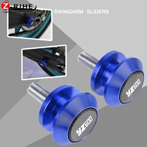 Motorcycle For Yamaha YZ600 YZ 600 Thundercat 1996-2003 1997 1998 1999 2000 2001 2002-On 6MM Swingarm Spools Slider Stand Screws
