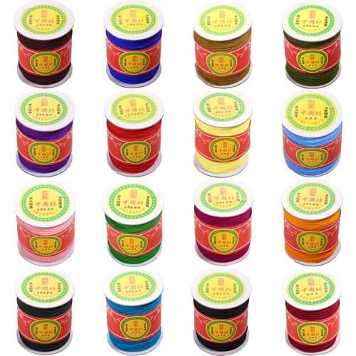 A jade line 1mm coarse Taiwan A line braided rope red line red line manual pendant rope 1 mm