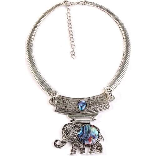 MIARA.L 2018 New and Hot-sale Elephant Shell Collar Necklace for Dropshipping