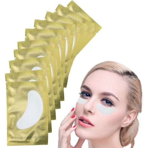 Sexy 5/20 pairs Paper Patches Eyelash Under Eye Pads Lash Eyelash Extension Paper Patches Eye Tips Sticker Wraps Make Up Tools