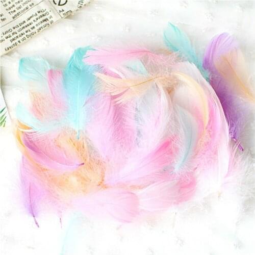 DCM Colorful Dream Catcher Feathers for DIY Manual Wicker Crafts Durable Handmade Hoop Dreamcatcher Material Accessories