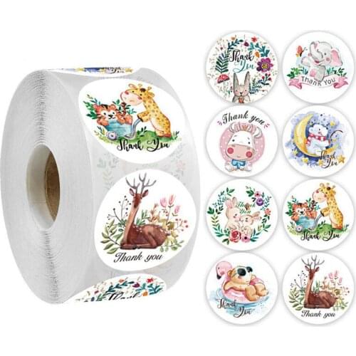 Birthday Gift Decoration Cute Happy Birthday Stickers Tag Sealing Label Kids Toys Gift Package Scrapbooking Stickers 100-500pcs