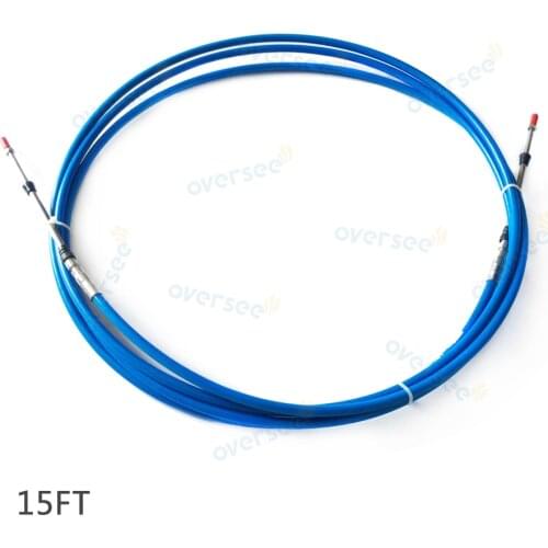 OVERSEE Outboard Throttle Shift Cable, Remote Control Box Cable 15Ft For Yamaha Tohatsu Outboard Engine