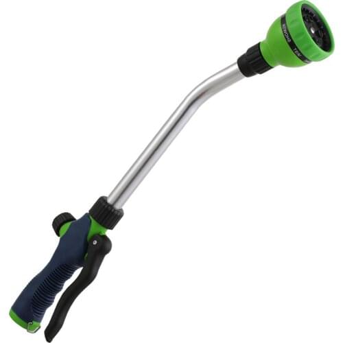 8" Watering Bar With Superior Stainless Steel Head For Hanging Basket For Garden And Lawn 8 Functions Watering Bar