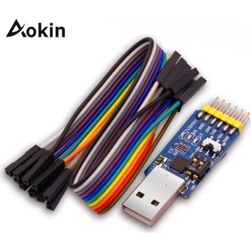 USB CP2102 to TTL RS232 USB TTL to RS485 RS232 Mutual Convert 6 in 1 Convert Module with Windows 7 8 Linux