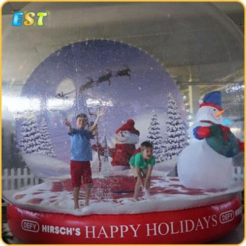 Advertising Inflatable 2019 Giant Inflatable Christmas Snow Ball