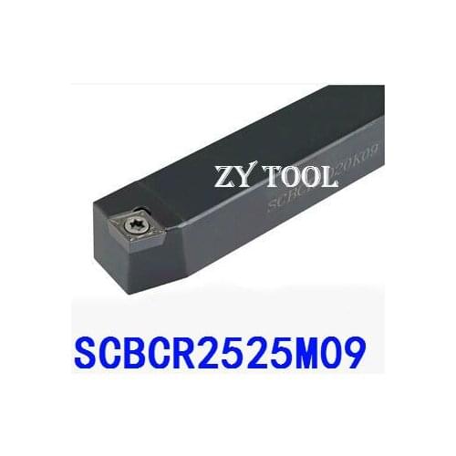 SCBCR2525M09 25*25*150MM Metal Lathe Cutting Tools Lathe Machine CNC Turning Tools External Turning Tool Holder S-Type SCBCR/L