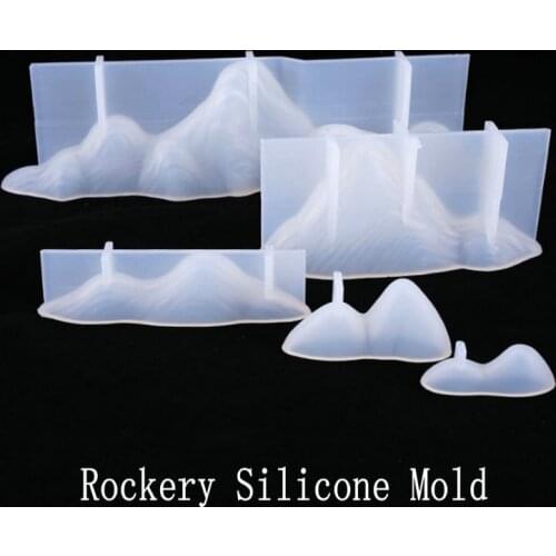 DIY Rockery Decor Silicone Mold Mountain Peak Decoration Table Epoxy Resin Mould Craft Jewelry Fillings Handmade Accessory