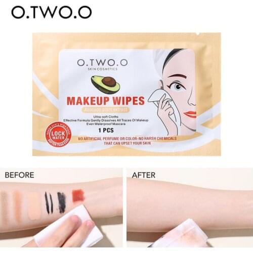 Avocado Makeup Remover Disposable Facial Gentle Cleansing Portable Makeup Cleansing Towel Facial Cotton Make Up Removal TSLM1