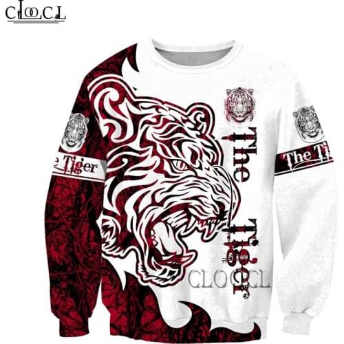 HX The Tiger Red Tattoo 3D Printed Unisex Hoodie Men Sweatshirt Streetwear Zip Pullover Casual Jacket Tracksuit Drop Shipping