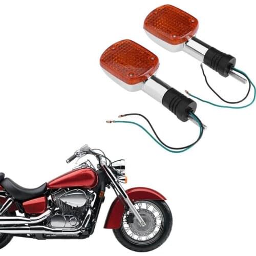 1Pair Motorcycle Turn Signal Lights for HONDA SHADOW VT VLX REBEL CMX250 Motorcycle Turn Signal Indicators Lights/Lamp Promotion