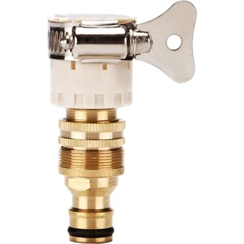 15mm-23mm Universal Kitchen Hose Adapter Metal Faucet Connector Mixer Hose Adapter Tube Joint Fitting Garden Watering Tools