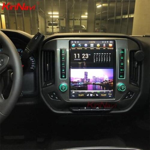 KiriNavi Vertical Scree 12.1" Android 9.0 Car Radio For Chevrolet Silverado GMC Car Dvd Player Auto GPS Navigation DSP 2014-2018