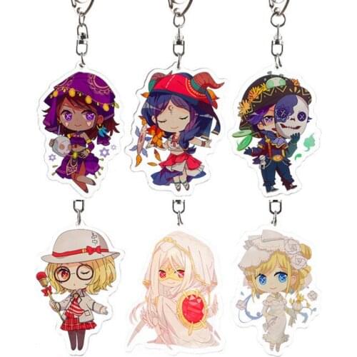 1 pcs Anime Game Identity V Acrylic Akira Kurusu Printed Pendant Keyring Keychain Cosplay Prop Decor Boy Girl Gift