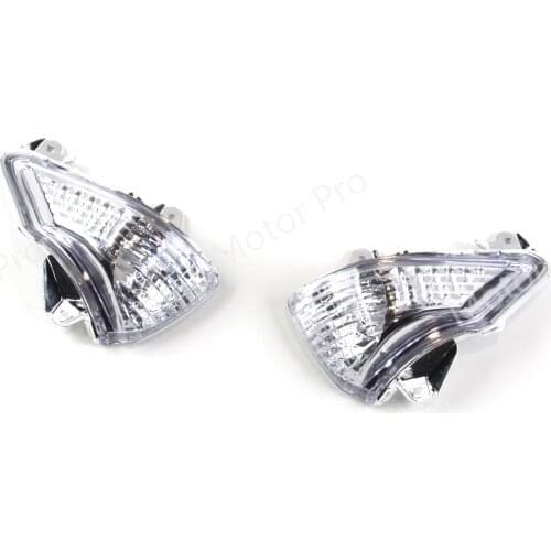 2PCS Turn Signal Light Blinker For Kawasaki Ninja ZX10R 2008 2009 ZX-10R Front Lamp Indicator Motorcycle Accessories