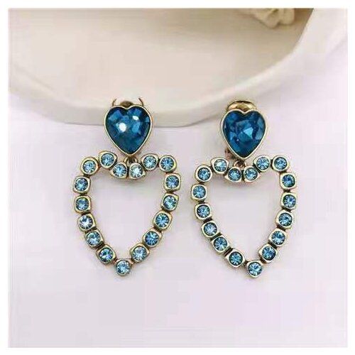 2021 Amybaby Luxury Fashion Vintage Crystal Stone Womens Stud Earring Jewelry For Party