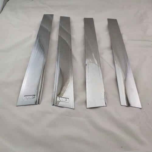 4pcs ABS Chrome PILLAR COVER CAR Accessories FOR Toyota Corolla 2001 FIELDER 2005-2012 PROBOX SUCCEED