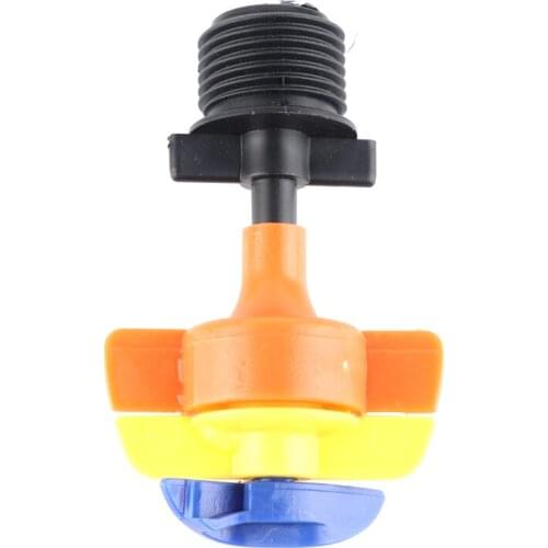 5-50sets Irrigation System 6mm Orange Rotating sprinkler Kits with 1/2 Male Thread Rotary Sprinkler Garden Irrigation