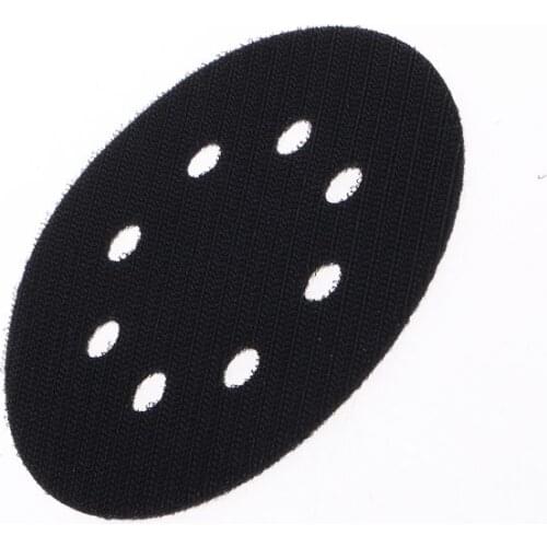 5 Inches(125mm) 8 Holes Ultra-thin Surface Protection Interface Pad for Sanding Pads and Hook&Loop Sanding Discs Thin Sponge