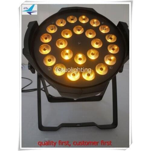 8 with fly case/lot weeding concert 24x18w rgbwa uv 6in1 dmx led par light/dmx led par 64