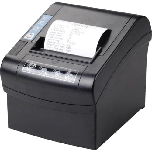 80mm Thermal Receipt PrinterUSB+LAN+RS232 Port Interface POS Printer With Cutter