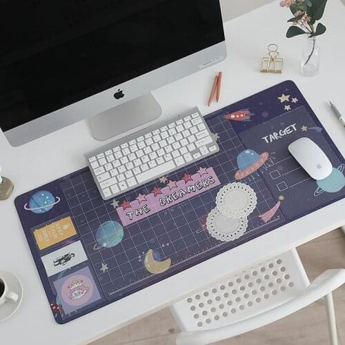 Large Office Computer Desk Mat Modern Table Waterproof Laptop Cushion Multifunction Mouse Pad Set