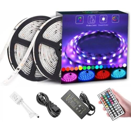 DC 12V LED Flexible Strip Light Waterproof SMD 5050 RGB Led Neon Ribbon Lighting Mood Lighting Decorative Lighting Backlight