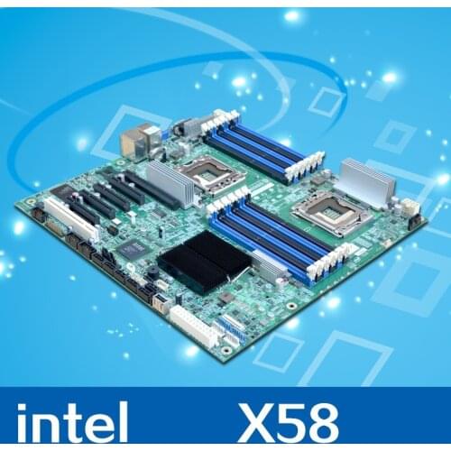 Original 5520 motherboard 96G ECC REG for Intel s5520hc Dual X5650 1366 to open two-way server board rendering Board mainboard