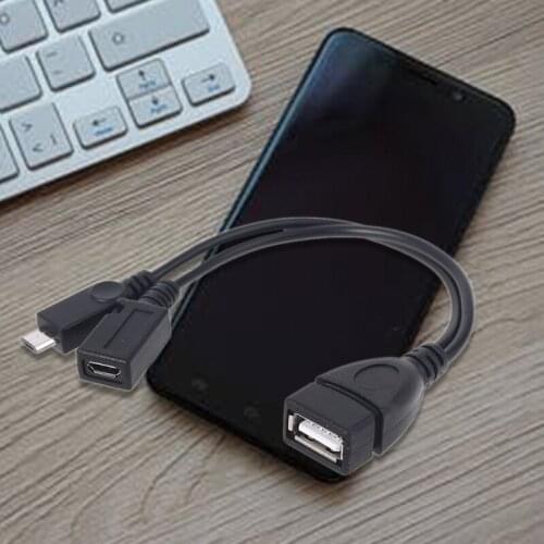 Micro USB to USB 2.0 OTG Adapter Cable for Amazon Fire TV Mobile Phone Tablet PC