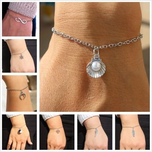 Wholesale New 2019 Bijoux Accessories Bracelet Lovers Unisex Summer Bracelets & Bangles For Women Gift For Friends One Direction