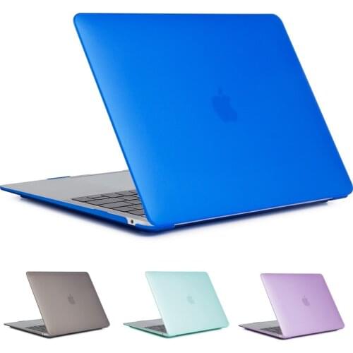 New Matte laptop Case For APPle MacBook Air Pro Retina 11 12 13 15 mac Book 15.4 13.3 inch with Touch Bar Sleeve Shell Cover